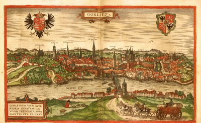 ドイツ、ゴルリッツ 作： Georg and Hogenberg Franz (1535 90) Braun