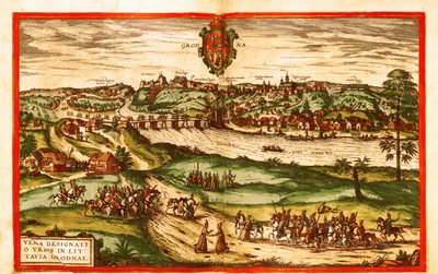 ポーランド、グロドノ 作： Georg and Hogenberg Franz (1535 90) Braun