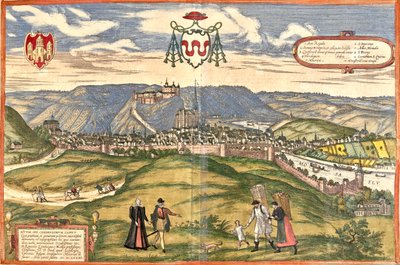 ベルギー、ホイ 作： Georg and Hogenberg Franz (1535 90) Braun