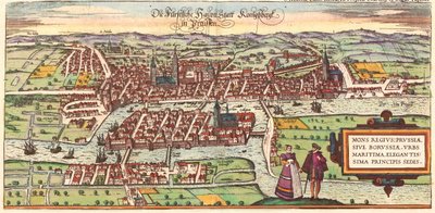 ロシア、カリーニングラード 作： Georg and Hogenberg Franz (1535 90) Braun