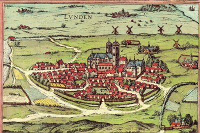 スウェーデン、ルンド 作： Georg and Hogenberg Franz (1535 90) Braun