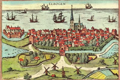 スウェーデン、マルメ 作： Georg and Hogenberg Franz (1535 90) Braun