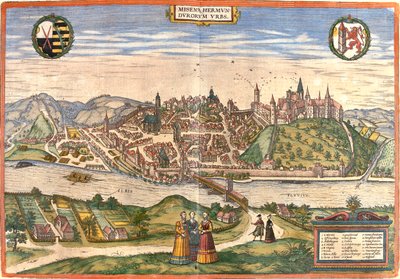 ドイツ、マイセン 作： Georg and Hogenberg Franz (1535 90) Braun