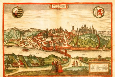 ドイツ、マイセン 作： Georg and Hogenberg Franz (1535 90) Braun
