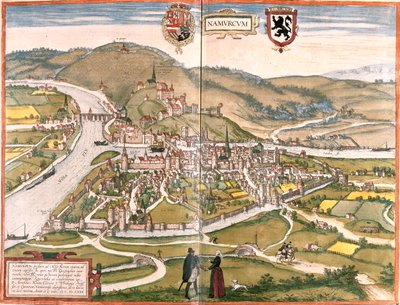 ベルギー、ナミュール 作： Georg and Hogenberg Franz (1535 90) Braun