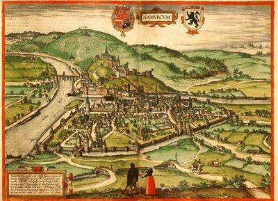 ベルギー、ナミュール 作： Georg and Hogenberg Franz (1535 90) Braun