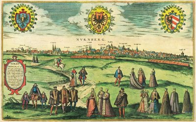 ドイツ、ニュルンベルク 作： Georg and Hogenberg Franz (1535 90) Braun