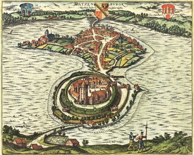 ドイツ、ラッツェブルク 作： Georg and Hogenberg Franz (1535 90) Braun