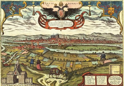 ドイツ、レーゲンスブルク 作： Georg and Hogenberg Franz (1535 90) Braun