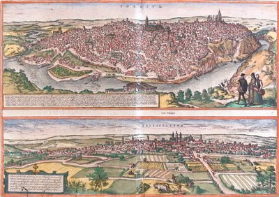 スペイン、トレド、バリャドリッド 作： Georg and Hogenberg Franz (1535 90) Braun