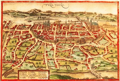 フランス、トゥーロン 作： Georg and Hogenberg Franz (1535 90) Braun