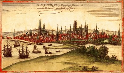 ドイツ、ヴィスマール 作： Georg and Hogenberg Franz (1535 90) Braun