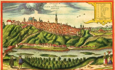 ズノイモ、チェコ共和国 作： Georg and Hogenberg Franz (1535 90) Braun