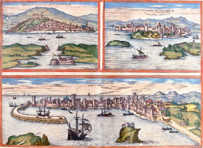 ギリシャ、クロアチア、メトニ、ポレ、イベニク 作： Georg and Hogenberg Franz (1535 90) Braun
