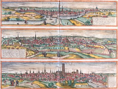 s-ヘルトーゲンボッシュ、ルーヴェン、マシェレン、オランダ、ベルギー 作： Georg and Hogenberg Franz (1535 90) Braun