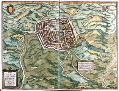 Caiazzo（カゼルタ県）、イタリア 作： Georg Braun and Hogenberg Franz