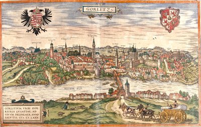 ドイツ、ゲルリッツ 作： ゲオルクとホーゲンベルク フランツ (1535-90) ブラウン