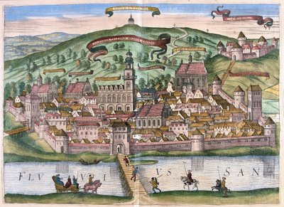 ポーランド・プルゼミシュル（版画 作： Georg Braun and Hogenberg Franz