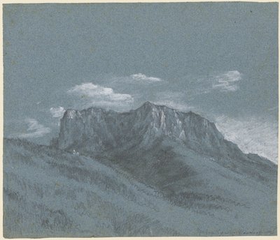 The Rauschberg、1800年頃。 作： Georg von Dillis