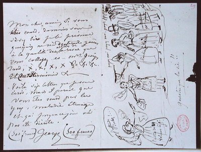 Fonds Lovenjoul E858 Ms 937 1.219 George Sand (1804-76) から