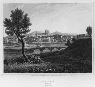 カーライル、全景、カンバーランド（彫刻 作： George (after) Arnald