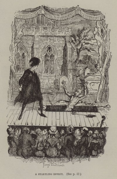 驚くべき効果（彫刻 作： George (after) Cruikshank
