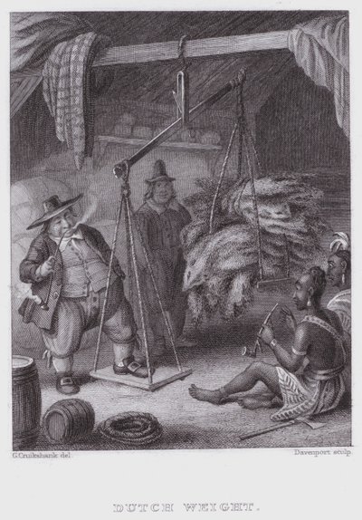 ダッチウェイト（彫刻 作： George (after) Cruikshank