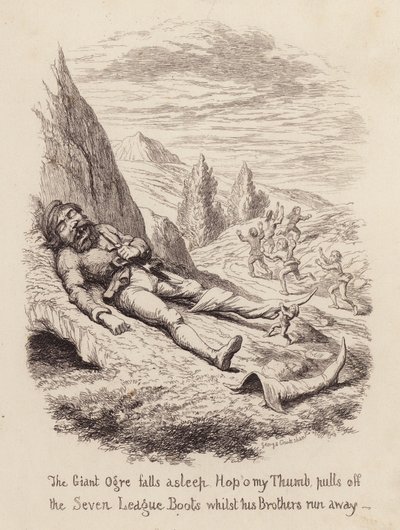 ホップ・オー・マイ・サム（エングレーヴィング） 作： George (after) Cruikshank