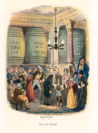 厳しい時代のイラスト 作： George (after) Cruikshank