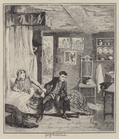 ジャック・シェパードのイラスト（彫刻 作： George (after) Cruikshank