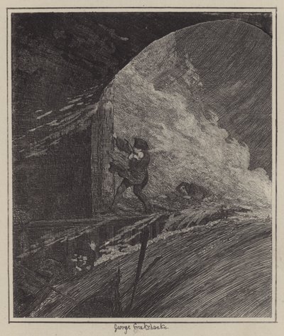 ジャック・シェパードのイラスト（彫刻 作： George (after) Cruikshank