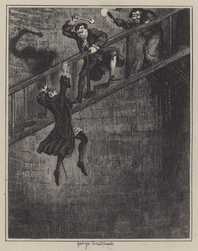 ジャック・シェパードのイラスト（彫刻 作： George (after) Cruikshank