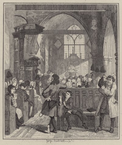 ジャック・シェパードのイラスト（彫刻 作： George (after) Cruikshank