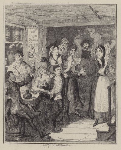 ジャック・シェパードのイラスト（彫刻 作： George (after) Cruikshank