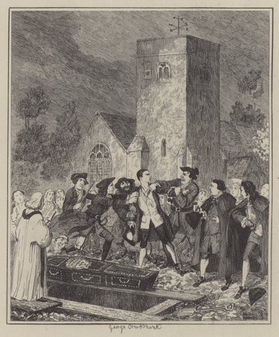 ジャック・シェパードのイラスト（彫刻 作： George (after) Cruikshank
