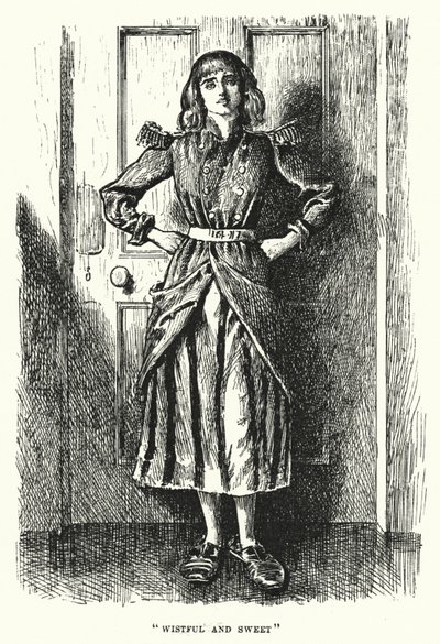 ジョージ・デュ・モーリアの「トリルビー」のイラスト（彫刻 作： George (after) Du Maurier