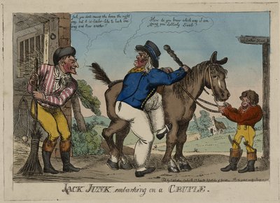 ジャック・ジュンク、クルーズに乗り出す 作： George (attr. to) Cruikshank