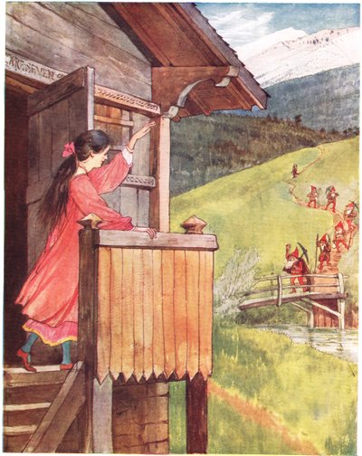 白雪姫、「絵本」のイラスト、1910 作： George, 9th Earl of Carlisle Howard