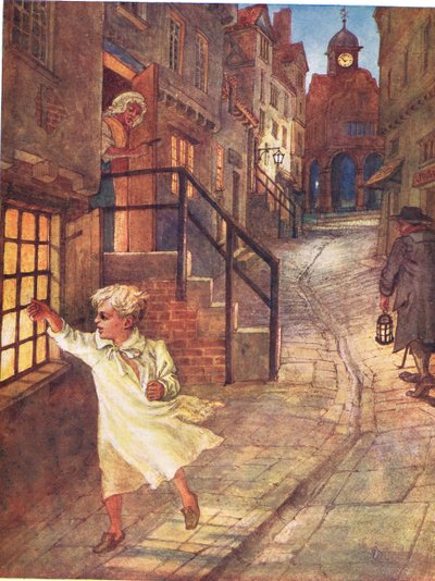 ウィリーウィリーウィンキー、「絵の本」のイラスト、1910 作： George, 9th Earl of Carlisle Howard