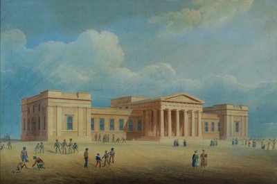 高校、ダンディー、1832年頃（ペンとインク） 作： George Angus