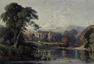 ボルトン修道院、19世紀 作： George Arthur Fripp
