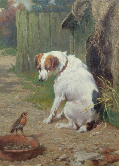 ようこそ訪問者 作： George Augustus Holmes