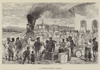 バージニア駅 作： George Augustus Sala