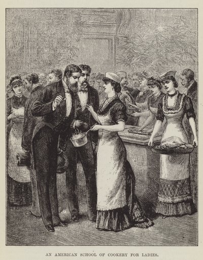 アメリカのアメリカ料理学校 作： George Augustus Sala