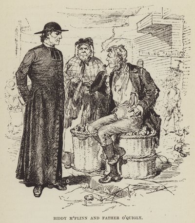 ビディMFlinnと父OQuigly 作： George Augustus Sala