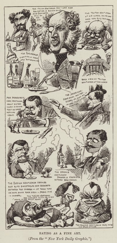 美術として食べる 作： George Augustus Sala