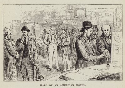 ホールオブアメリカンホテル 作： George Augustus Sala