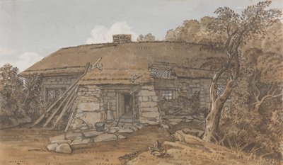 ワイト島のコテージ 作： George Barret Jr.