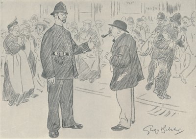 警察と国民、1920 作： George Belcher