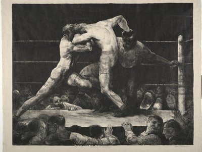 シャーキーの雄鹿 作： George Bellows